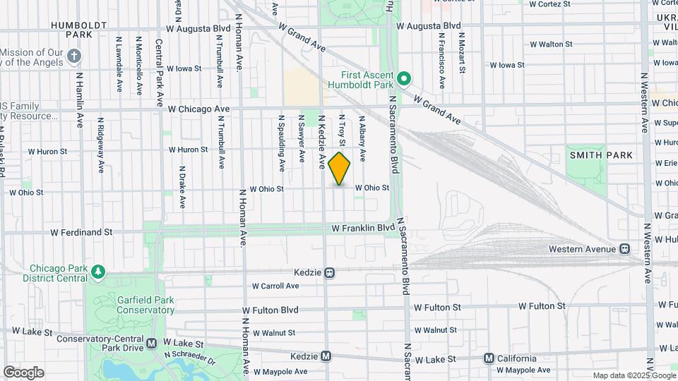 548 N Troy St Map and Location Details