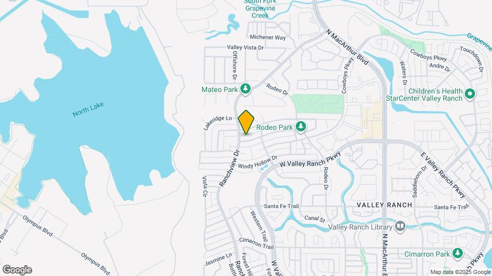 9603 Wolf Creek Dr Map and Location Details