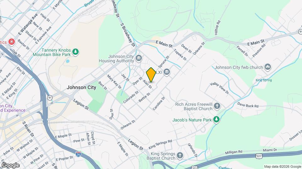 502 Colorado St Map and Location Details