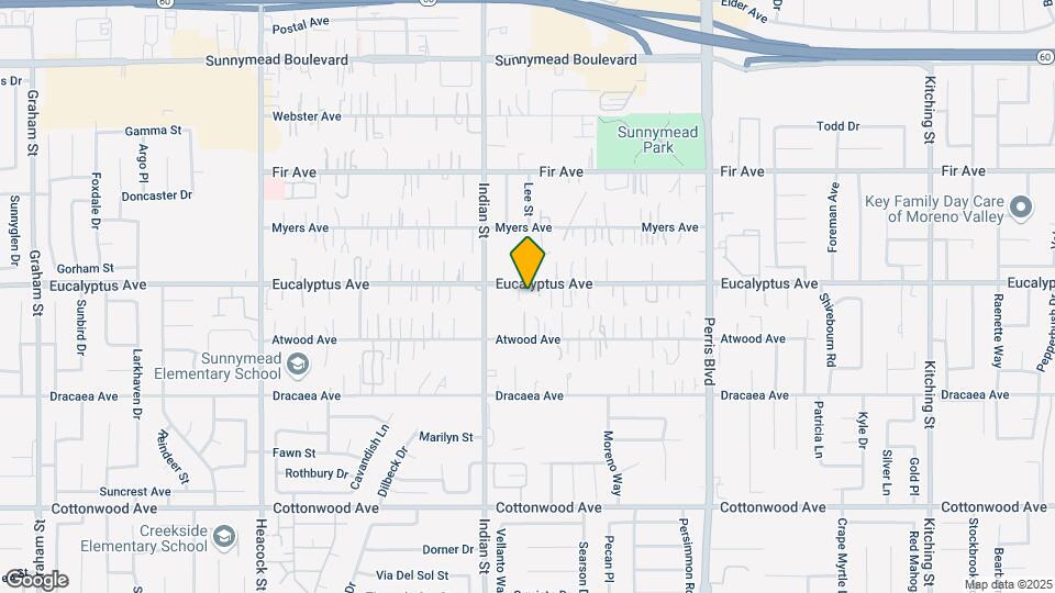 24581 Eucalyptus Ave Mapa y Detalles de la Ubicación