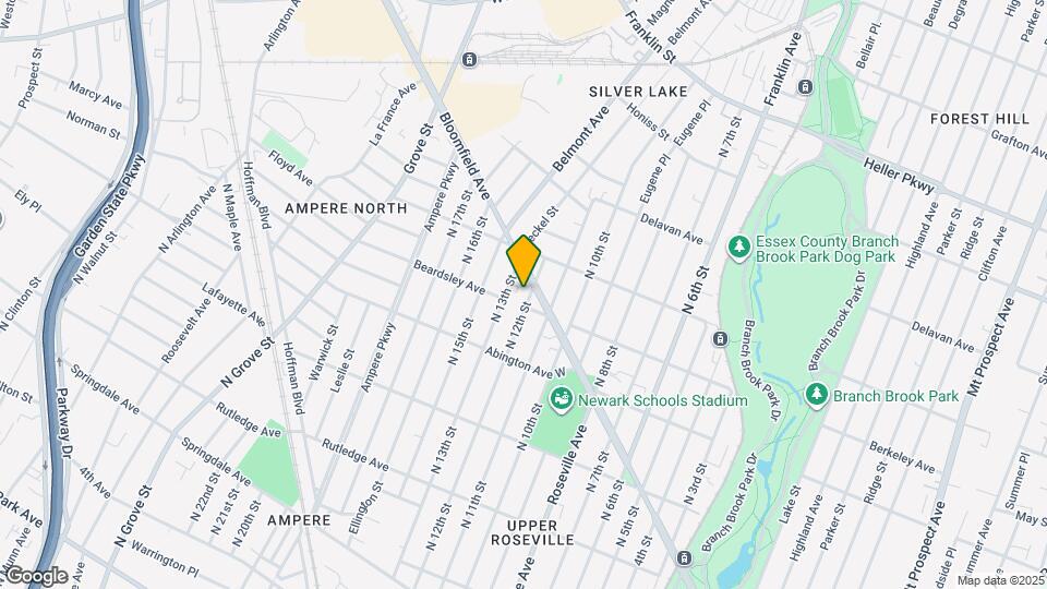 484 N 12th St Map and Location Details