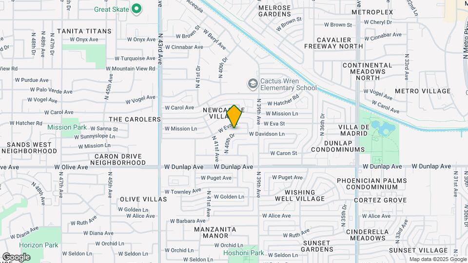 4008 W Davidson Ln Map and Location Details