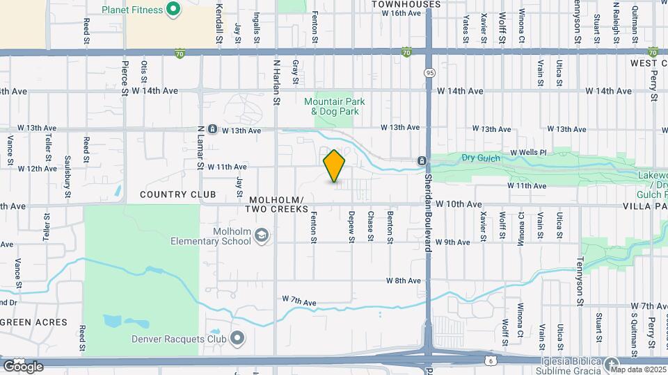 1053 Eaton St Map and Location Details