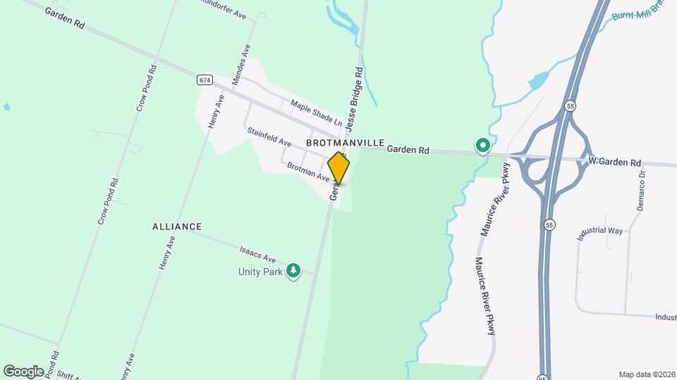 1170 Gershal Ave Map and Location Details