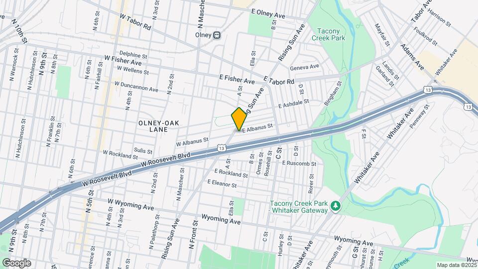 208 E Albanus St Map and Location Details