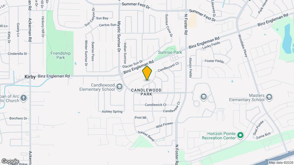 3753 Candlebluff Dr Map and Location Details