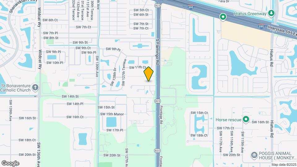 12511 SW 13th St Map and Location Details