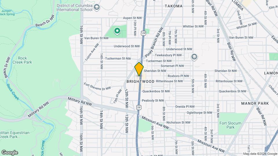 6210 Georgia Ave NW, Unit 1 Map and Location Details
