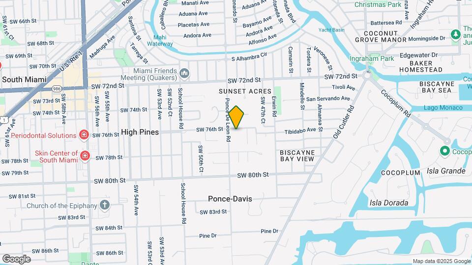 4860 SW 76th St Map and Location Details