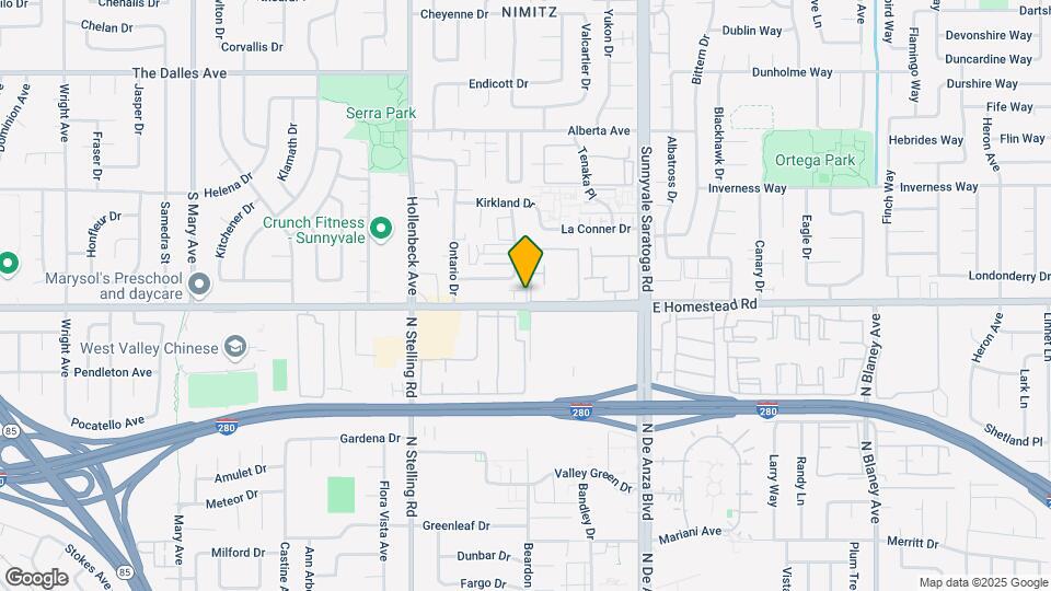 625-627 W Homestead Rd Mapa y Detalles de la Ubicación