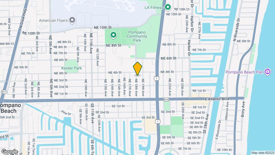 224 NE 18th Ave Map and Location Details