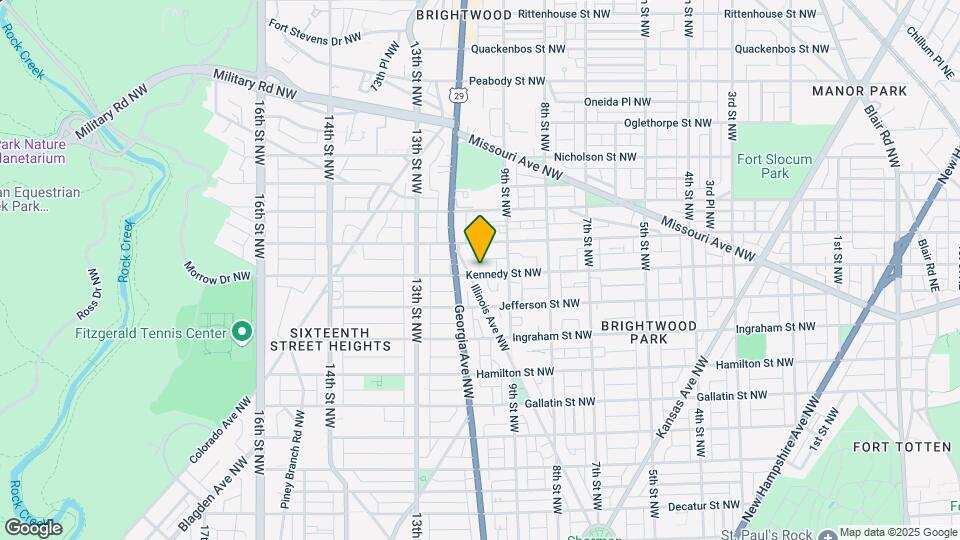 929-931 Kennedy St NW Map and Location Details
