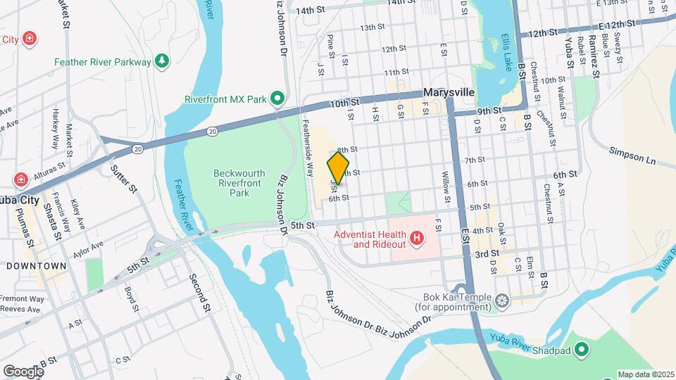 611 J St Map and Location Details