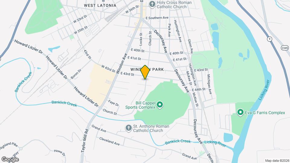 4313 Church St Map and Location Details