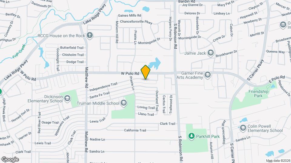 1201 Independence Trail Map and Location Details