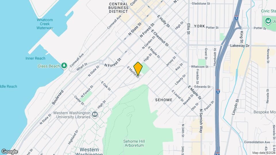 616 E Myrtle St Map and Location Details