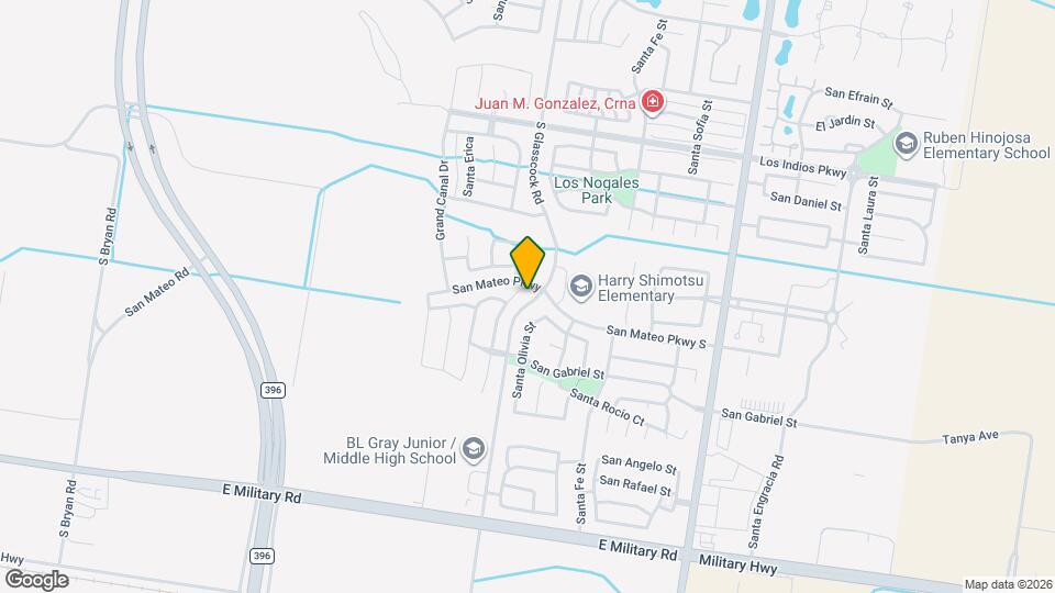 3803 Santa Veronica St Map and Location Details