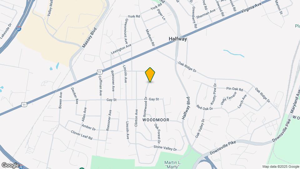 11021 Rosewood Dr Map and Location Details