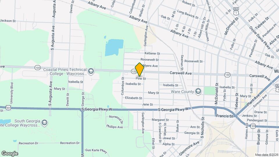 1405 Pine St Map and Location Details