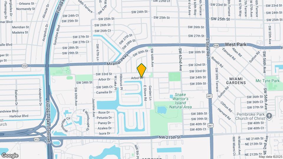 6504 Arbor Dr Map and Location Details