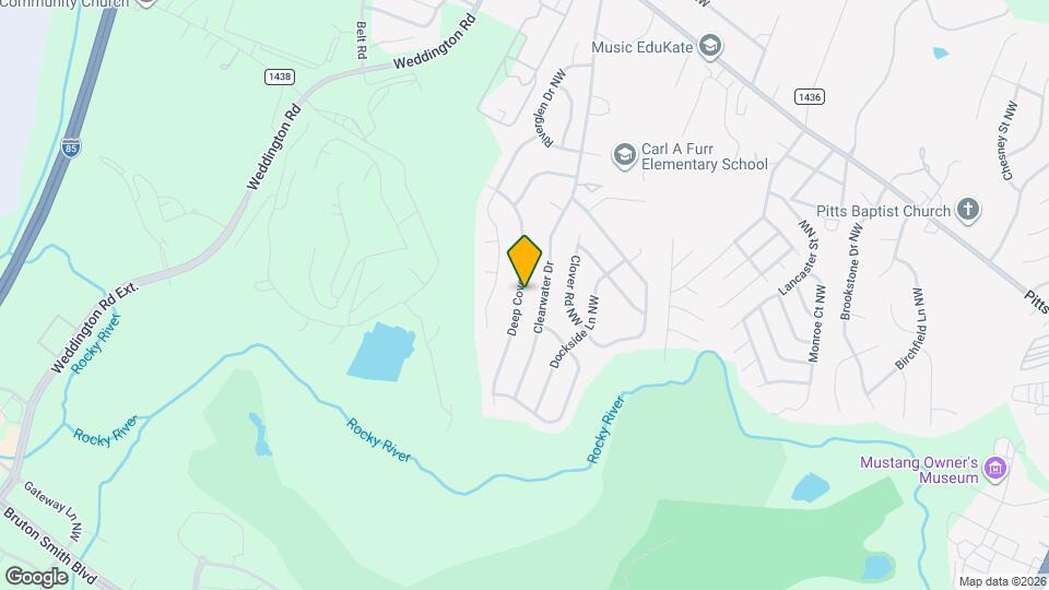 2941 Deep Cove Dr NW Mapa y Detalles de la Ubicación