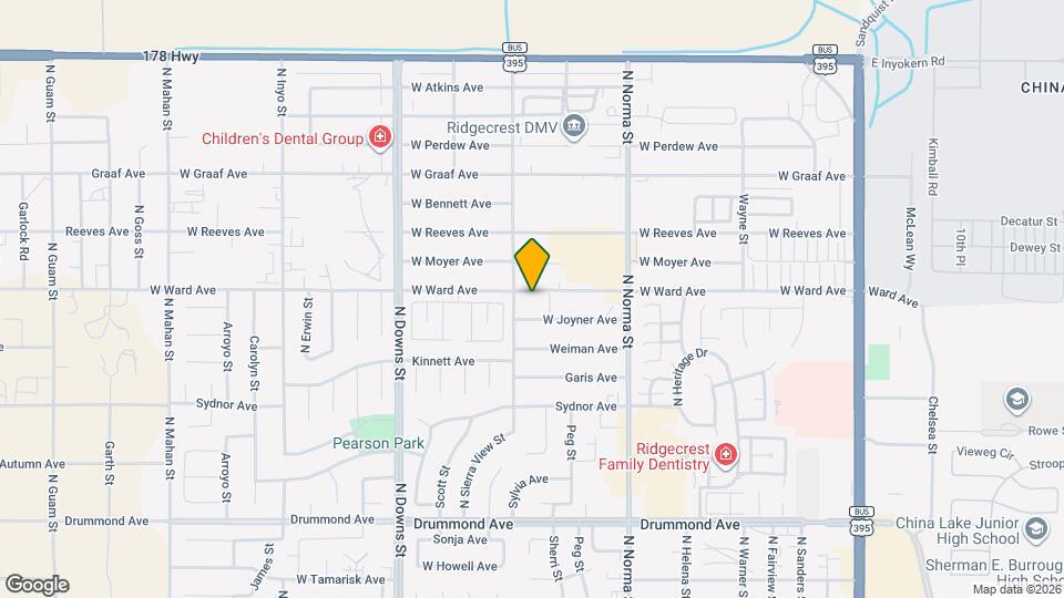633 W Ward Ave Map and Location Details