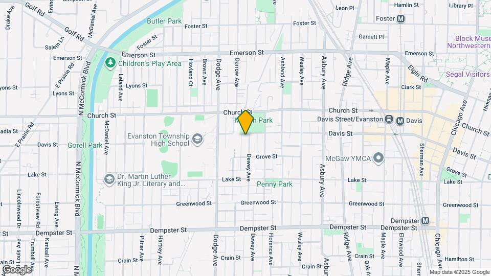 1580 Dewey Ave, Unit #1 Mapa y Detalles de la Ubicación