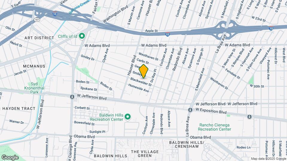 5403 Blackwelder St Map and Location Details