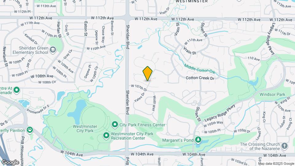 5128 W 108th Cir Mapa y Detalles de la Ubicación
