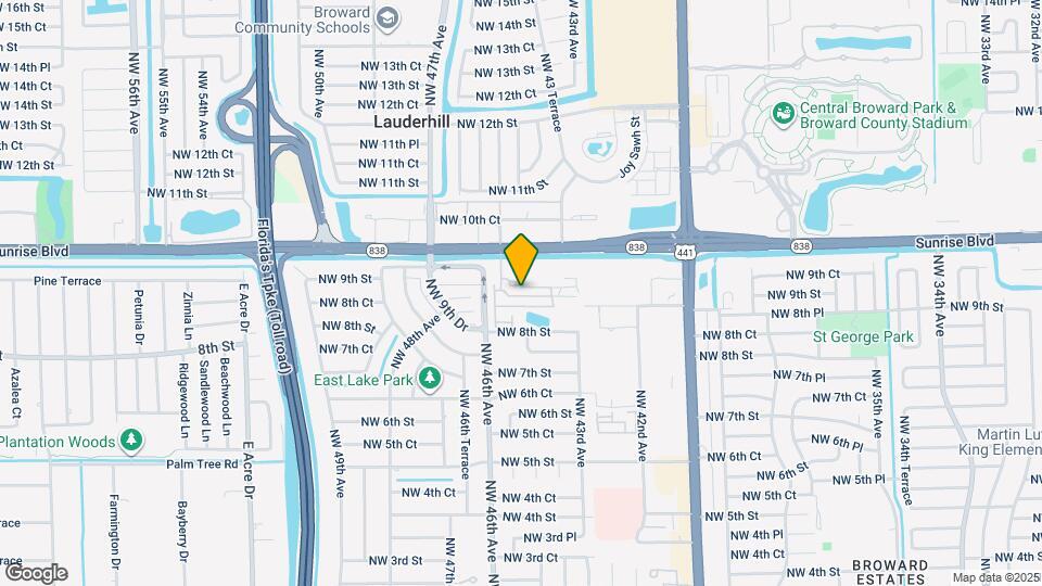 4433 NW 9th St. Map and Location Details