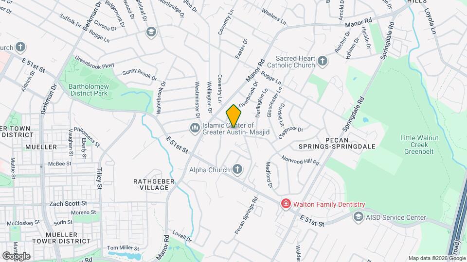 2921 Pecan Springs Rd Map and Location Details