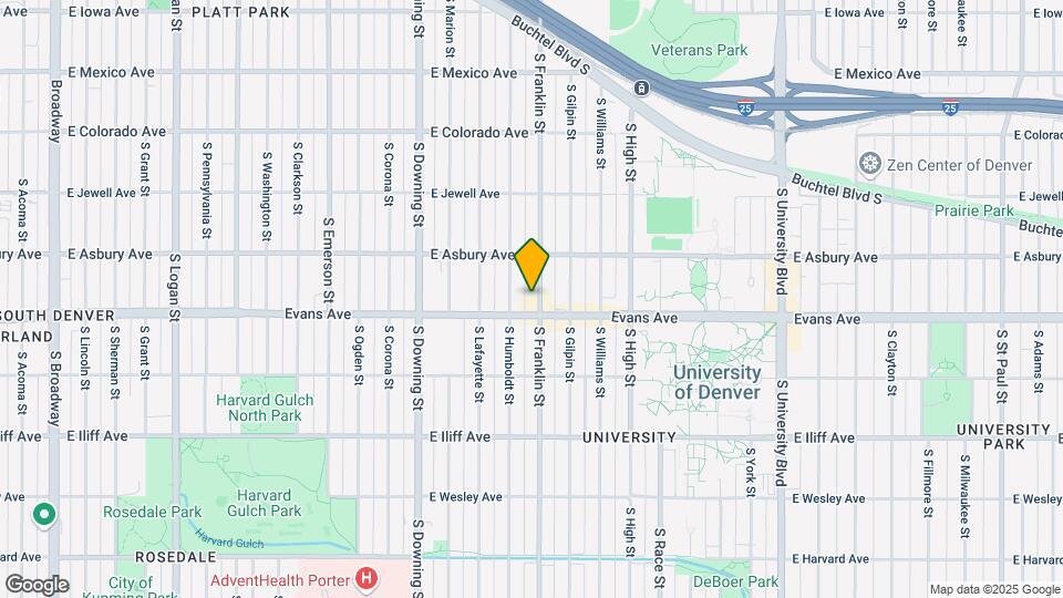 2073 S Franklin St Map and Location Details