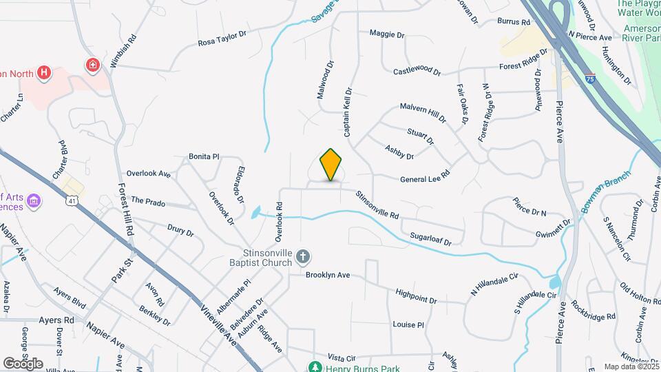 536 Shadow Moss Dr Map and Location Details