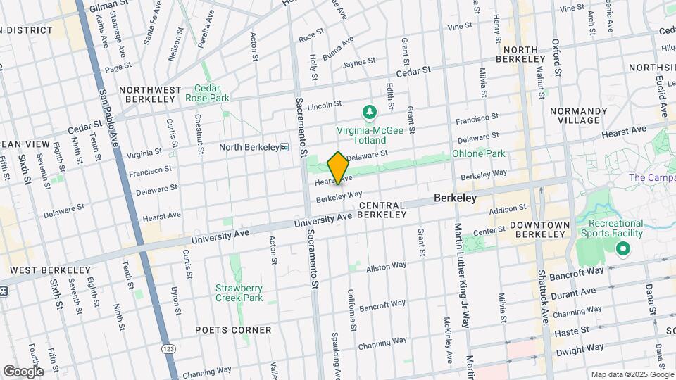 1908 California St Map and Location Details