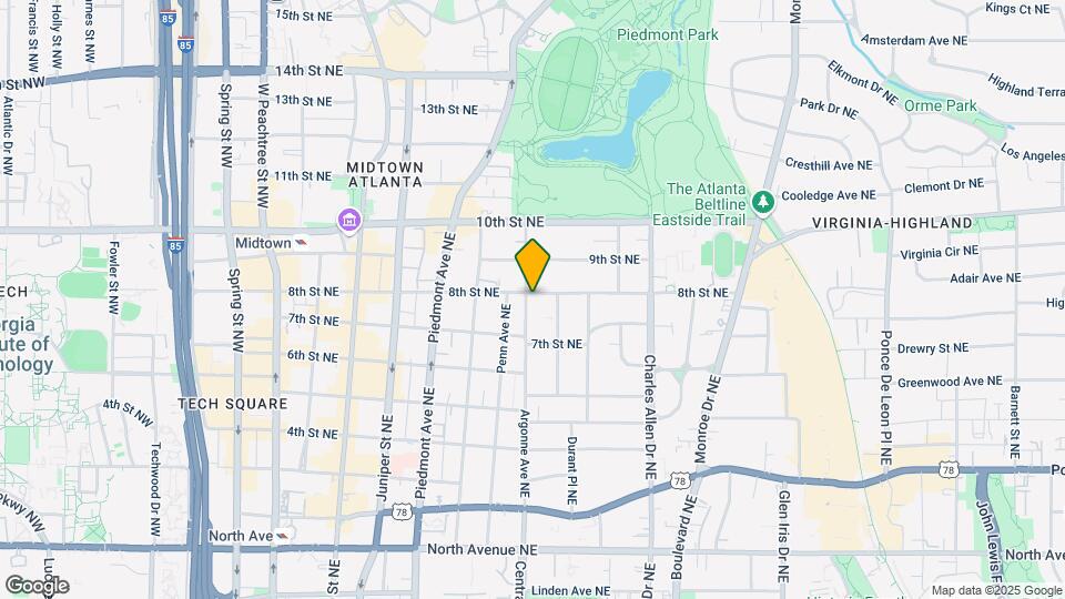Argonne Ave Apartments Mapa y Detalles de la Ubicación