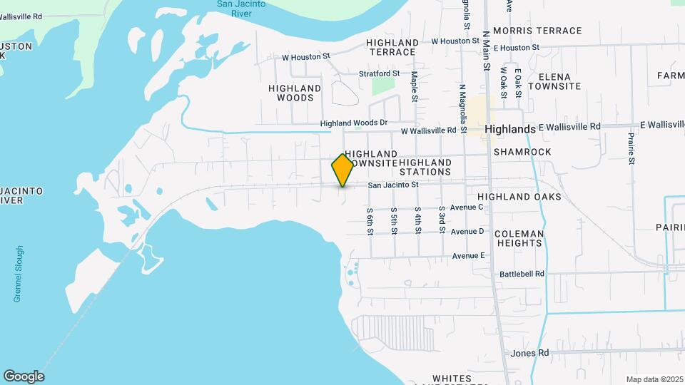 705 San Jacinto St Map and Location Details