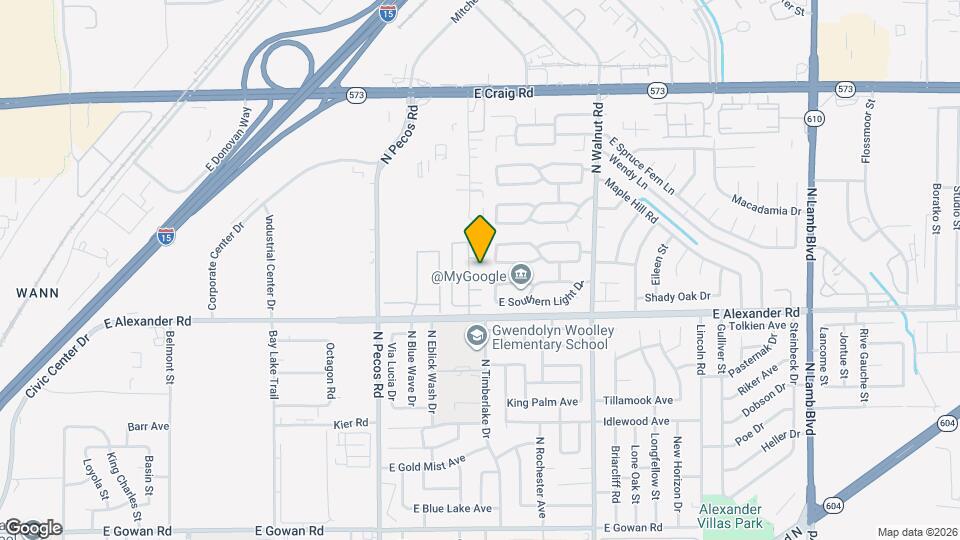 3686 Golden Sunset Ct Map and Location Details