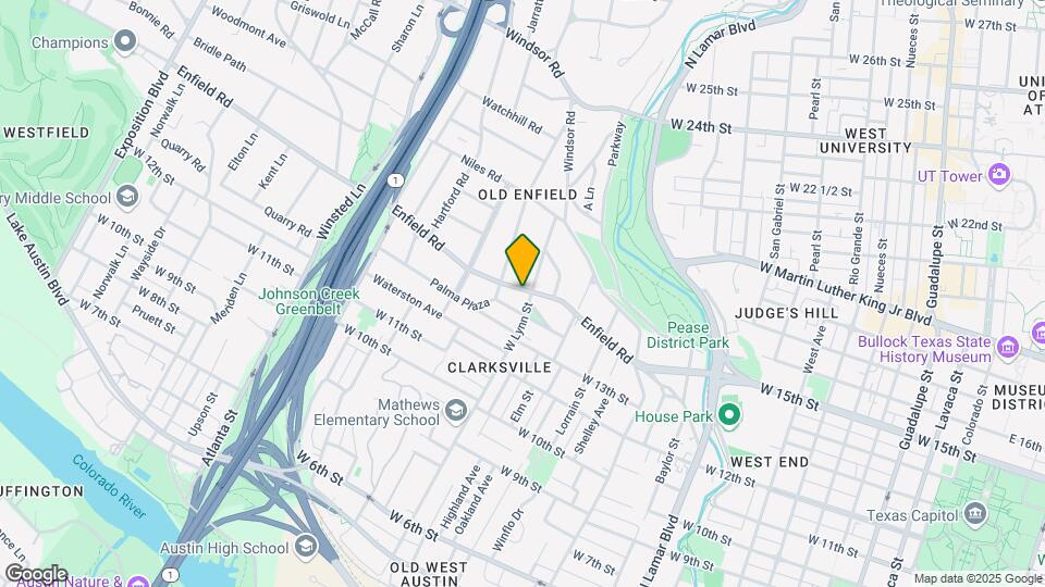 1603 Enfield Rd Map and Location Details
