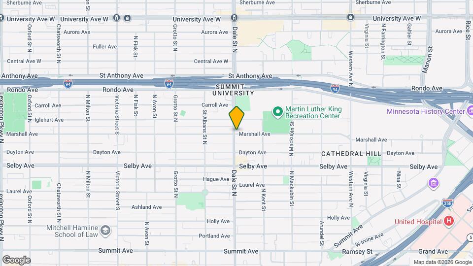 617 Marshall Ave Map and Location Details