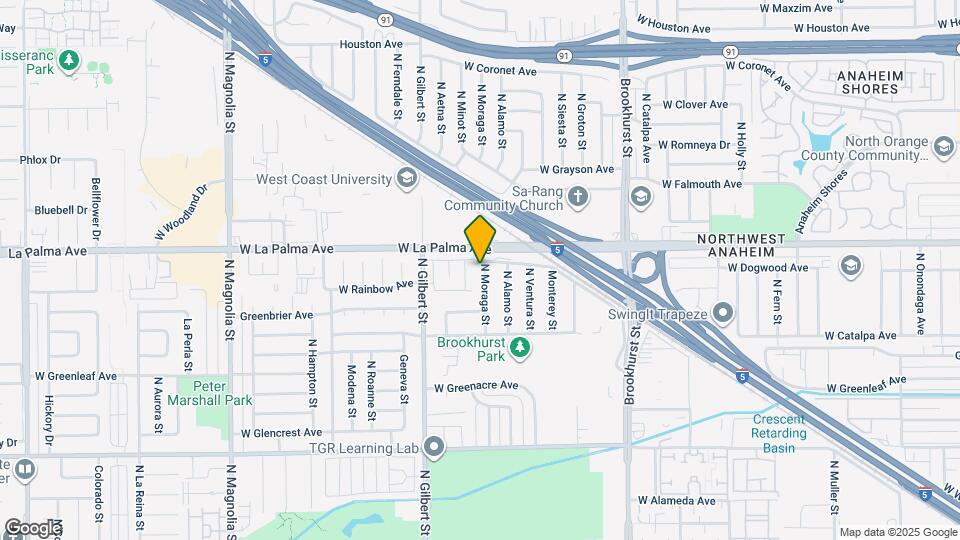 1015 N Moraga St Map and Location Details