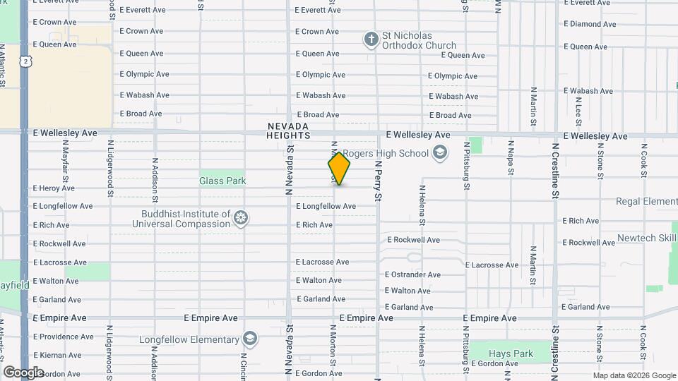 1206 E Heroy Ave Map and Location Details