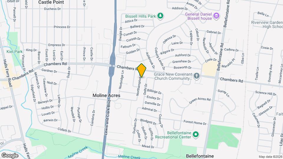 9968 Northampton Dr Map and Location Details