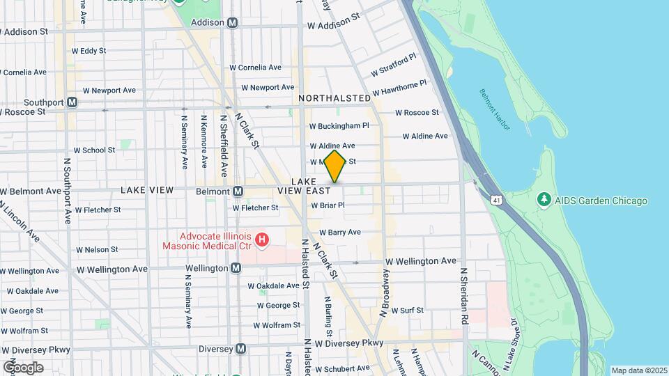 711 W Belmont Ave, Unit M09B Mapa y Detalles de la Ubicación