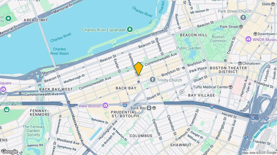 271 Dartmouth St, Unit 5G Map and Location Details