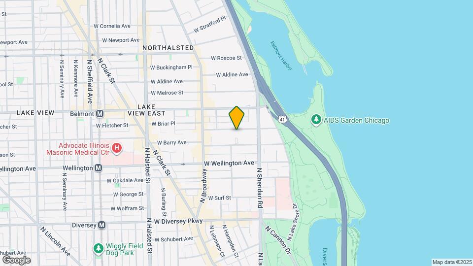 449 W Briar Pl, Unit 434-207 Mapa y Detalles de la Ubicación