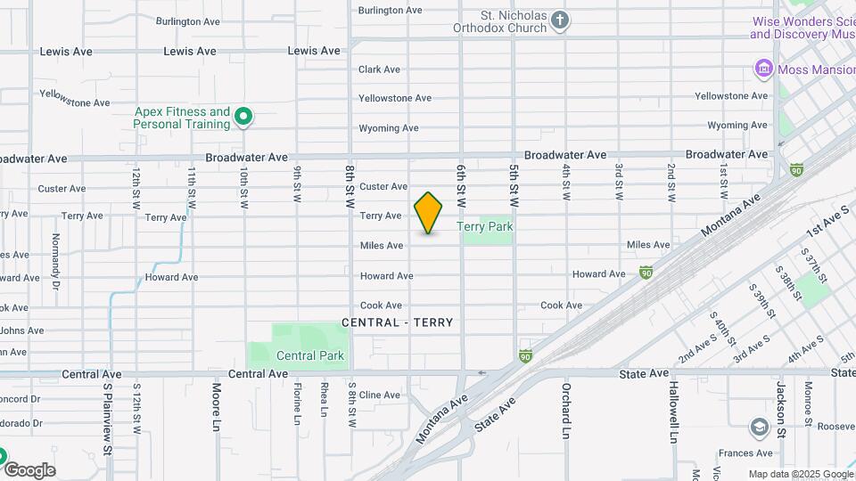 631 Miles Ave Map and Location Details