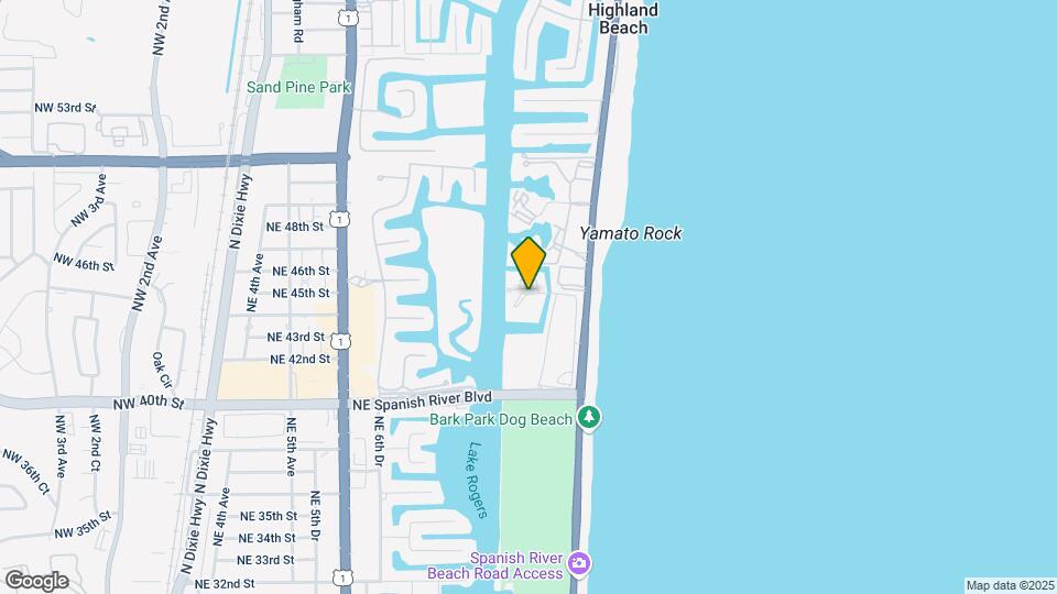 4301 N Ocean Blvd Map and Location Details