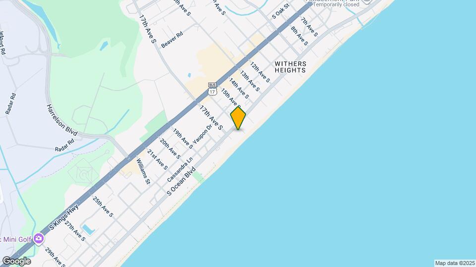 1605 S Ocean Blvd, Unit #2013 Palace Resort Map and Location Details