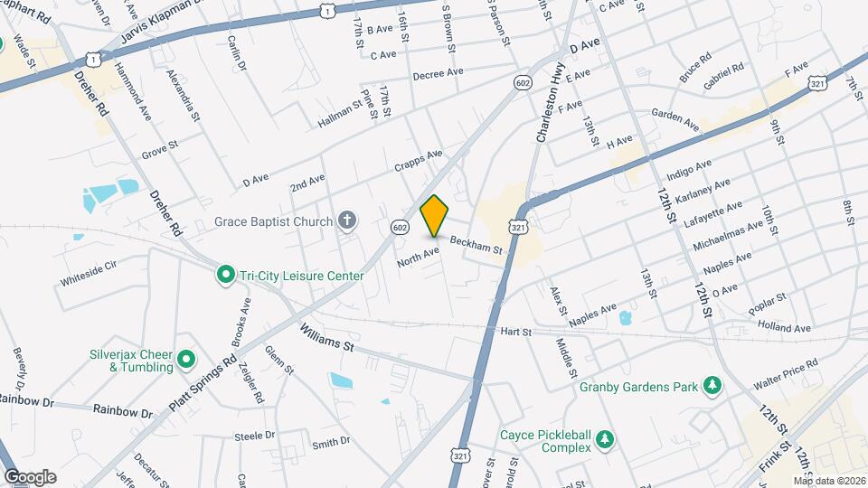 528 Wessinger St Map and Location Details