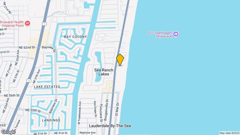 5200 N Ocean Blvd Mapa y Detalles de la Ubicación